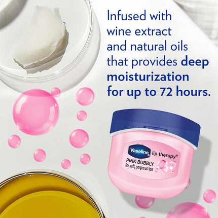 Vaseline Lip Therapy Mini Pink Bubbly
