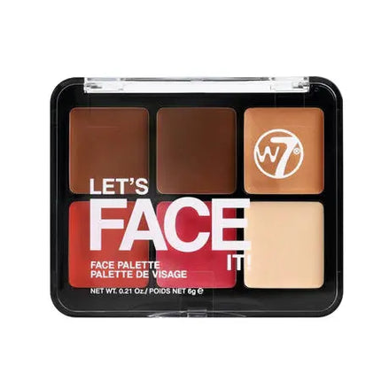 W7 Cosmetics Let's Face It Palette Soft Glow