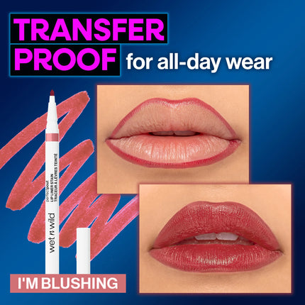 Wet n Wild Perfect Pout Lip Liner Stain I'm Blushing