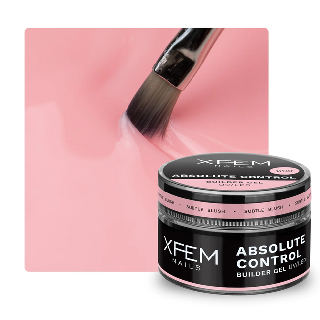 XFEM Builder Gel Absolute Control UV/LED Subtle Blush 50 ml.