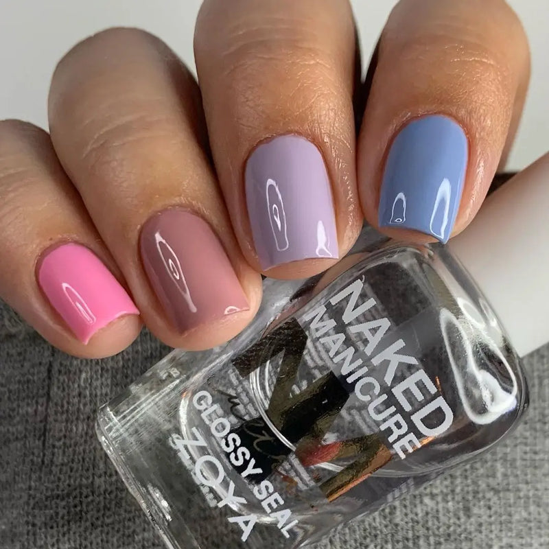Zoya Nail Polish Naked Manicure Ultra Glossy Seal Top Coat