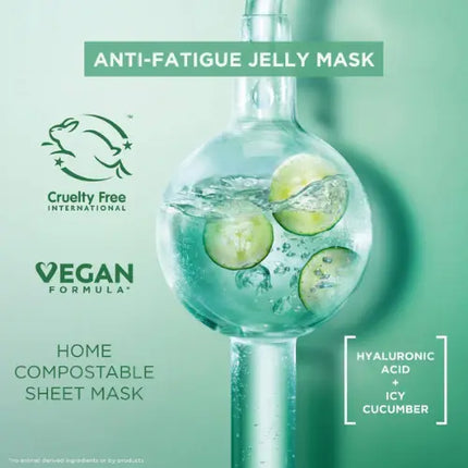 Garnier Cryo Jelly Anti-Fatigue Face Mask with Hyaluronic Acid