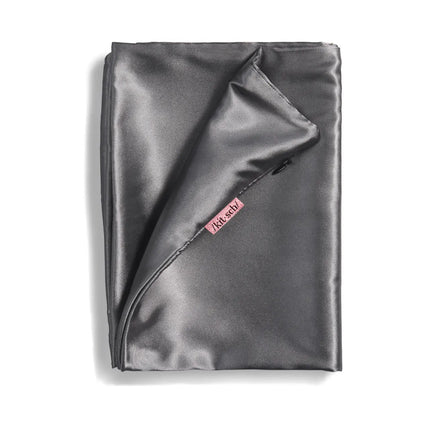 Kitsch Satin Pillowcase Charcoal