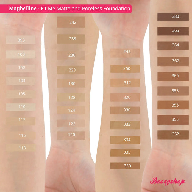 Maybelline Fit Me Matte and Poreless Foundation