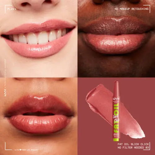 NYX Fat Oil Lip Drip – Pflegender Lippenstift Mit Avocado- & Himbeeröl, Farbe 'In The Drafts'