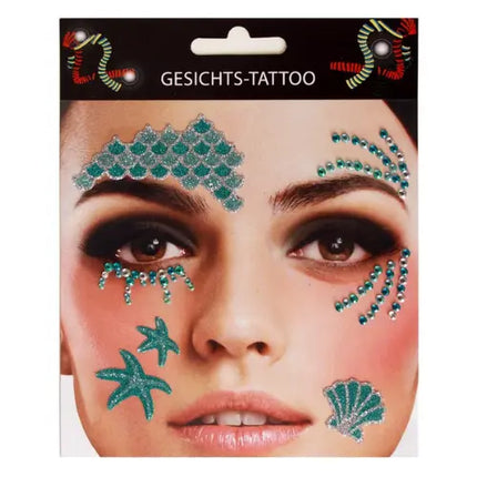PXP Professional Colours Face Tattoo Sticker Mermaid
